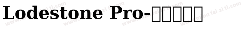 Lodestone Pro字体转换